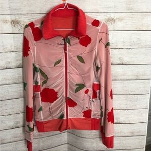 LULULEMON RAJA FLORAL / CORAL REVERSIBLE JACKET